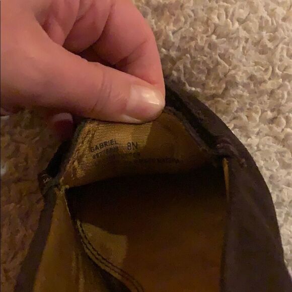 (5/$25) Life Stride brown Suede Gabriel Wedge - Picture 5 of 5